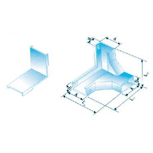 槽式下角垂直三通蓋--體 XQJ-C-03G.