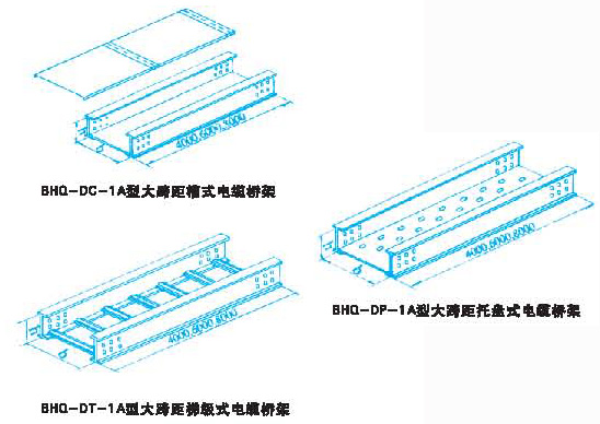 BHO-DC-T-P-1A型大跨距電（diàn）纜橋架