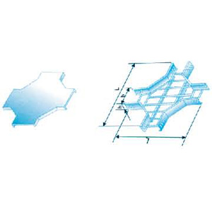 梯級式水平四通蓋--體 XQJ-T1-04
