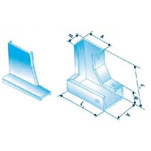 槽式垂直左下（xià）彎蓋--體 XQJ-C-05D