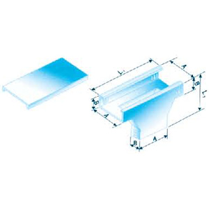 槽式上邊垂直三通蓋--體 XQJ-C-03D