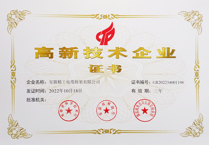 高新 技術（shù）證書（shū）